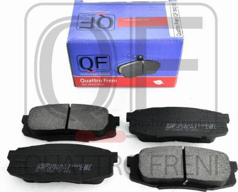 Quattro Freni QF84300 - Гальмівні колодки, дискові гальма autozip.com.ua