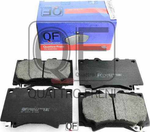 Quattro Freni QF85502 - Гальмівні колодки, дискові гальма autozip.com.ua