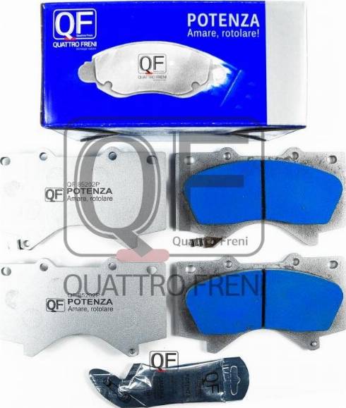 Quattro Freni QF85202P - Гальмівні колодки, дискові гальма autozip.com.ua