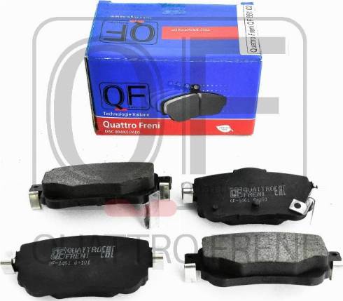 Quattro Freni QF86102 - Гальмівні колодки, дискові гальма autozip.com.ua