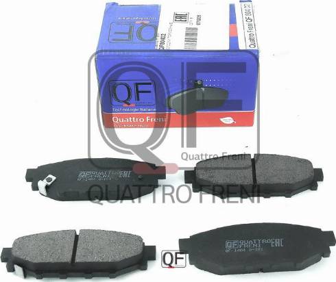 Quattro Freni QF80402 - Гальмівні колодки, дискові гальма autozip.com.ua