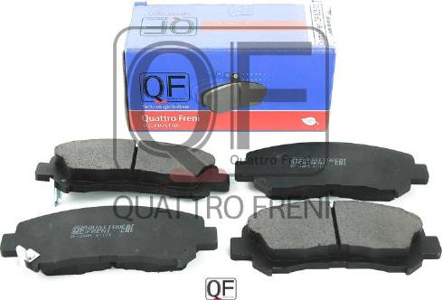 Quattro Freni QF80502 - Гальмівні колодки, дискові гальма autozip.com.ua