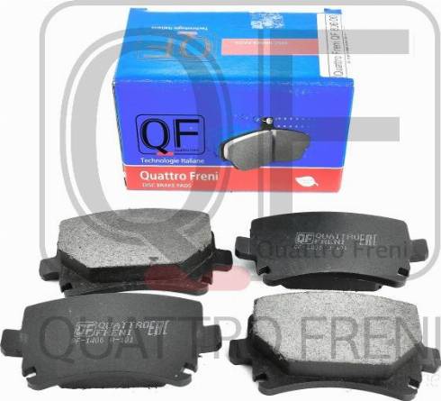 Quattro Freni QF80600 - Гальмівні колодки, дискові гальма autozip.com.ua