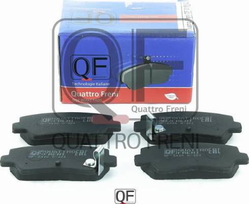 Quattro Freni QF81802 - Гальмівні колодки, дискові гальма autozip.com.ua