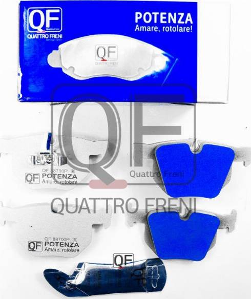 Quattro Freni QF88700P - Гальмівні колодки, дискові гальма autozip.com.ua