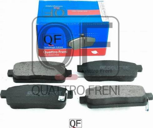 Quattro Freni QF83302 - Гальмівні колодки, дискові гальма autozip.com.ua