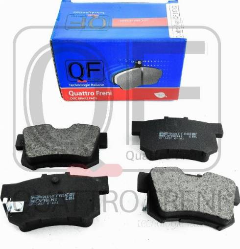 Quattro Freni QF83702 - Гальмівні колодки, дискові гальма autozip.com.ua