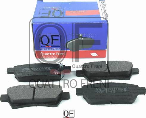 Quattro Freni QF82202 - Гальмівні колодки, дискові гальма autozip.com.ua