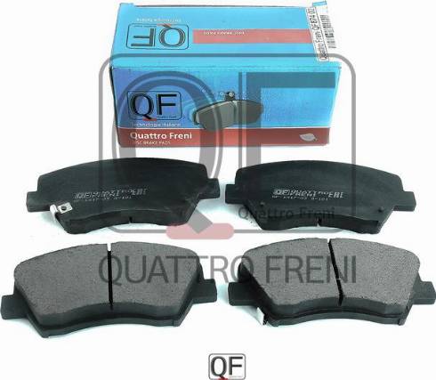 Quattro Freni QF87402 - Гальмівні колодки, дискові гальма autozip.com.ua