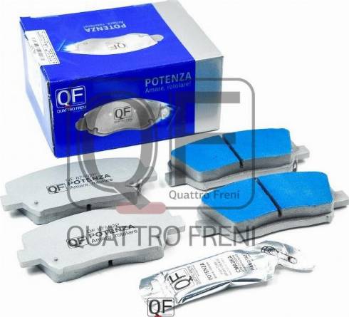 Quattro Freni QF87502P - Гальмівні колодки, дискові гальма autozip.com.ua