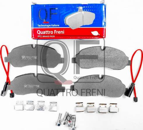 Quattro Freni QF87752 - Гальмівні колодки, дискові гальма autozip.com.ua