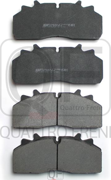 Quattro Freni QF221250 - Гальмівні колодки, дискові гальма autozip.com.ua