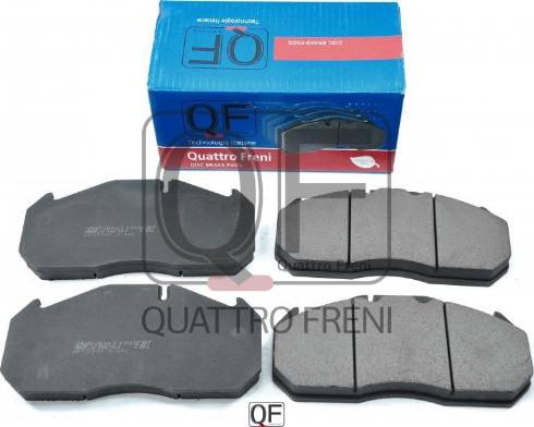 Quattro Freni QF70100 - Гальмівні колодки, дискові гальма autozip.com.ua