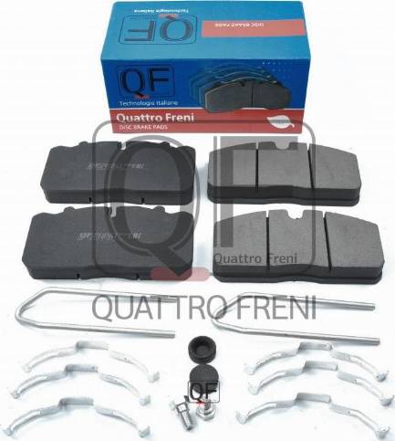 Quattro Freni QF71250 - Гальмівні колодки, дискові гальма autozip.com.ua