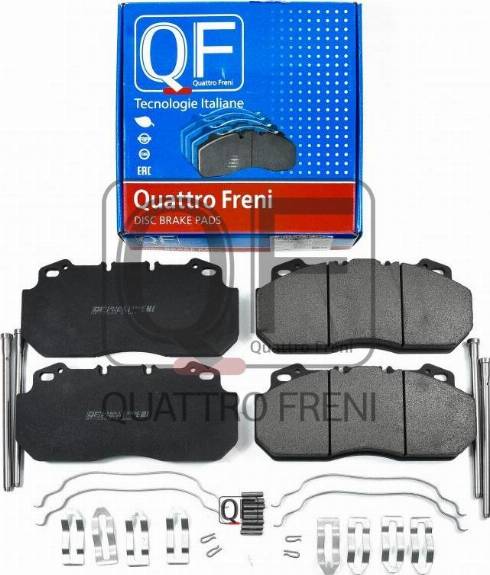 Quattro Freni QF72050 - Гальмівні колодки, дискові гальма autozip.com.ua