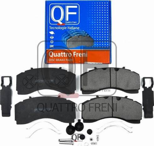 Quattro Freni QF72850 - Гальмівні колодки, дискові гальма autozip.com.ua