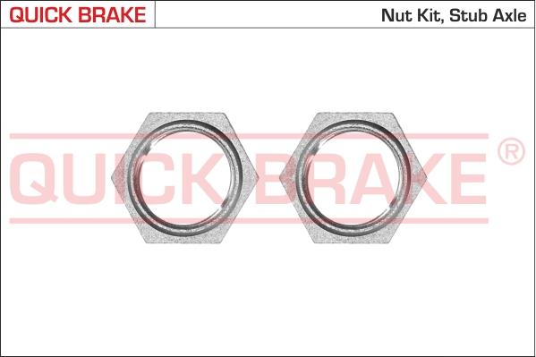 QUICK BRAKE 9802K - Гайка, шийка осі autozip.com.ua