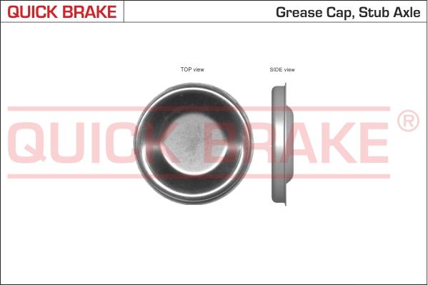 QUICK BRAKE 9826 - Кришка / захисний ковпак autozip.com.ua