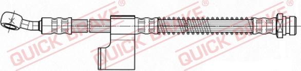 QUICK BRAKE 59.990 - Гальмівний шланг autozip.com.ua