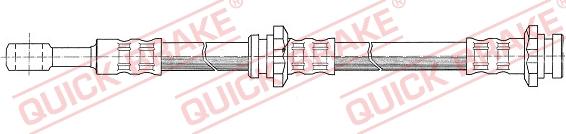 QUICK BRAKE 50.987 - Гальмівний шланг autozip.com.ua