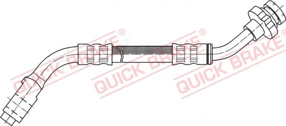 QUICK BRAKE 50.023 - Гальмівний шланг autozip.com.ua