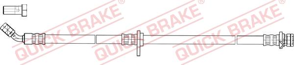 QUICK BRAKE 50.847X - Гальмівний шланг autozip.com.ua