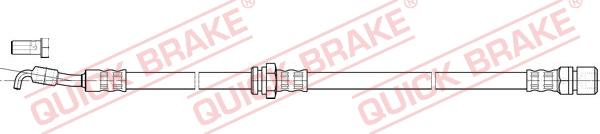 QUICK BRAKE 50.853X - Гальмівний шланг autozip.com.ua