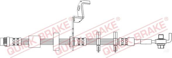 QUICK BRAKE 50.725X - Гальмівний шланг autozip.com.ua