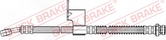 QUICK BRAKE 58.957 - Гальмівний шланг autozip.com.ua