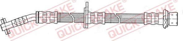 QUICK BRAKE 58.934 - Гальмівний шланг autozip.com.ua