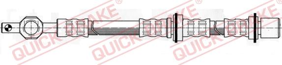 QUICK BRAKE 58.975 - Гальмівний шланг autozip.com.ua