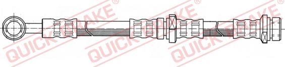 QUICK BRAKE 58.976 - Гальмівний шланг autozip.com.ua