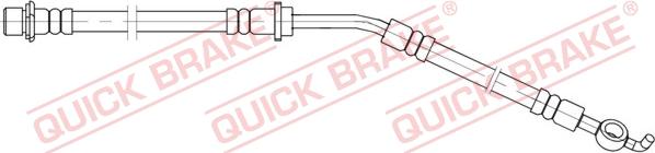 QUICK BRAKE 58.886 - Гальмівний шланг autozip.com.ua