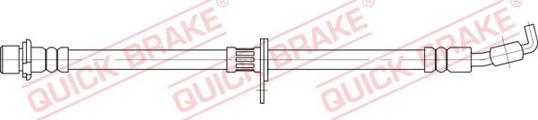 QUICK BRAKE 58.823 - Гальмівний шланг autozip.com.ua