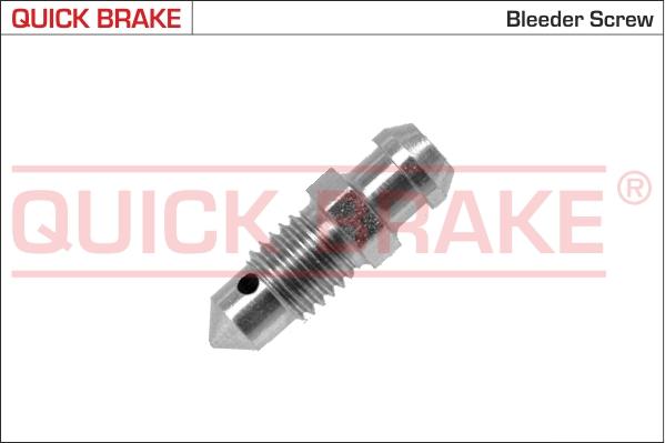 QUICK BRAKE 0053 - клапан прокачки 7X21.7 M7X1 autozip.com.ua