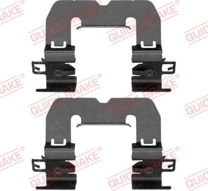 QUICK BRAKE 109-0188R-1 - Комплектуючі, колодки дискового гальма autozip.com.ua