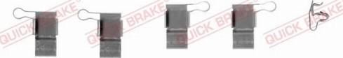 QUICK BRAKE 109-1193-1 - Комплектуючі, колодки дискового гальма autozip.com.ua