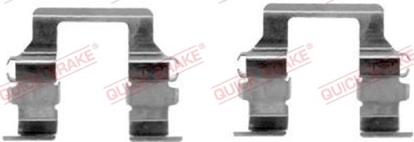 QUICK BRAKE 109-1164-1 - Комплектуючі, колодки дискового гальма autozip.com.ua