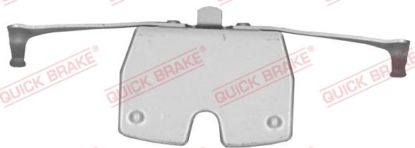 QUICK BRAKE 109-1851R-1 - Комплектуючі, колодки дискового гальма autozip.com.ua