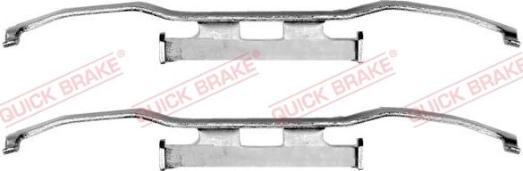QUICK BRAKE 1091213 - Комплектуючі, колодки дискового гальма autozip.com.ua