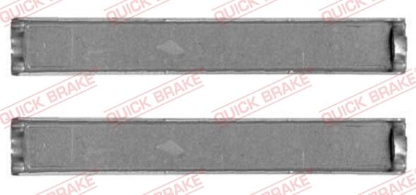 QUICK BRAKE 109-1284-1 - Комплектуючі, колодки дискового гальма autozip.com.ua
