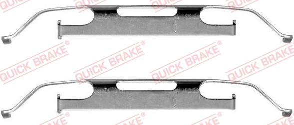 QUICK BRAKE 1091223 - Комплектуючі, колодки дискового гальма autozip.com.ua