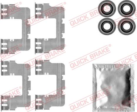 QUICK BRAKE 1091785 - Комплектуючі, колодки дискового гальма autozip.com.ua
