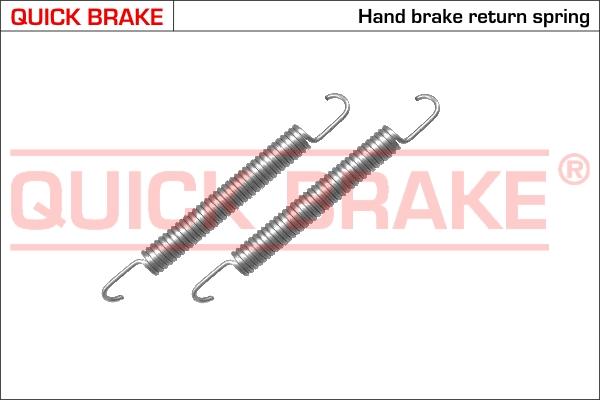 QUICK BRAKE 105-0480 - Комплектуючі, гальмівна система autozip.com.ua