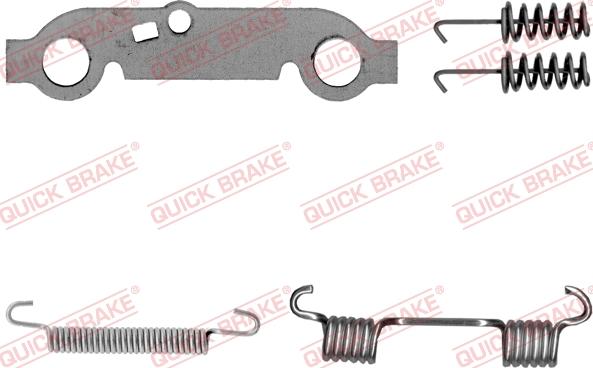 QUICK BRAKE 105-0537-1 - Комплектуючі, гальмівна система autozip.com.ua