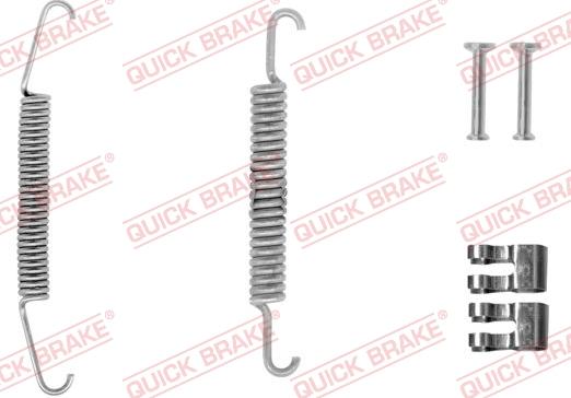 QUICK BRAKE 105-0610-1 - Комплектуючі, барабанний гальмівний механізм autozip.com.ua