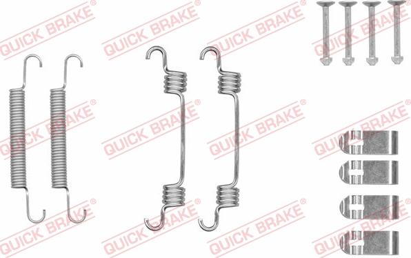 QUICK BRAKE 105-0044 - Комплектуючі, гальмівна система autozip.com.ua