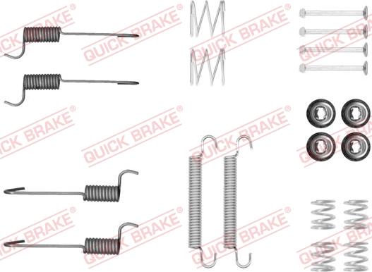 QUICK BRAKE 105-0046 - Комплектуючі, гальмівна система autozip.com.ua