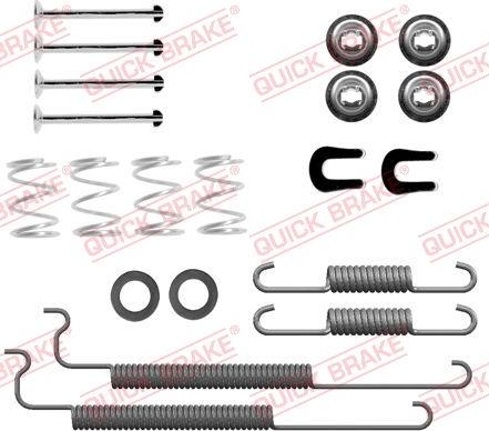 QUICK BRAKE 105-0055 - Комплектуючі, барабанний гальмівний механізм autozip.com.ua