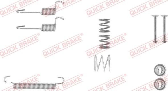 QUICK BRAKE 105-0008-1 - Комплектуючі, гальмівна система autozip.com.ua